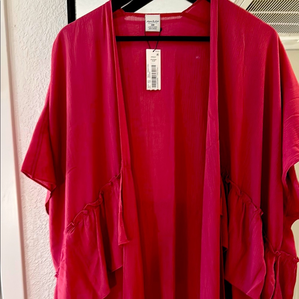 Free People Vibrant Kimono Cardigan